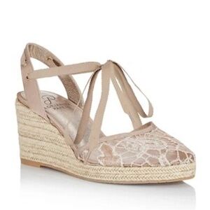 Adrianna Papell | Elegant Lace Wedge Espadrilles